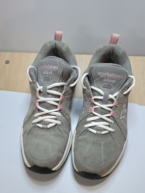 New Balance 608v3  Women's Grey & Pink Size 10 Casual Sneakers No Box